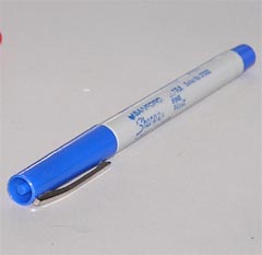 Marker,Sharpie,Fine,Blue