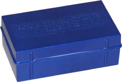 Box,Blue Plastic for Slides