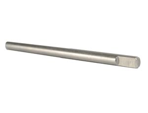 Axle,4 1/2"x1/4" With Flat End