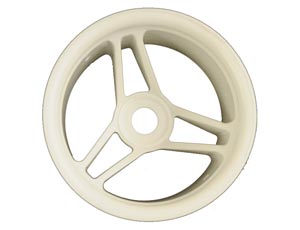 Wheels,Plastic 3",Set of 4