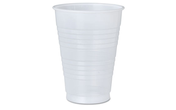 Cup,Plastic,Translucent 12 Oz