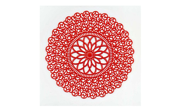 Doilies,6",Plastic,4 pk